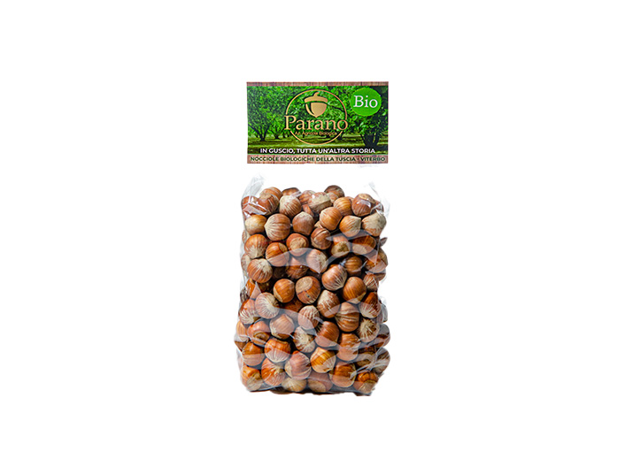 Nocciole al naturale in guscio 500g - Azienda Agricola Parano BIO
