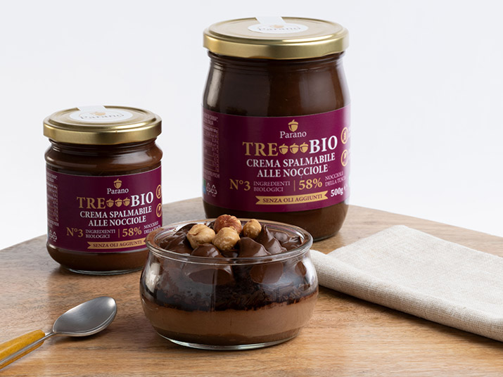 TreBIO - Crema di nocciola con tre ingredienti biologici