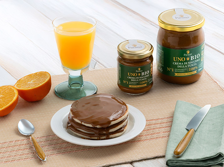 UnoBIO - Crema di nocciole biologiche per pancake