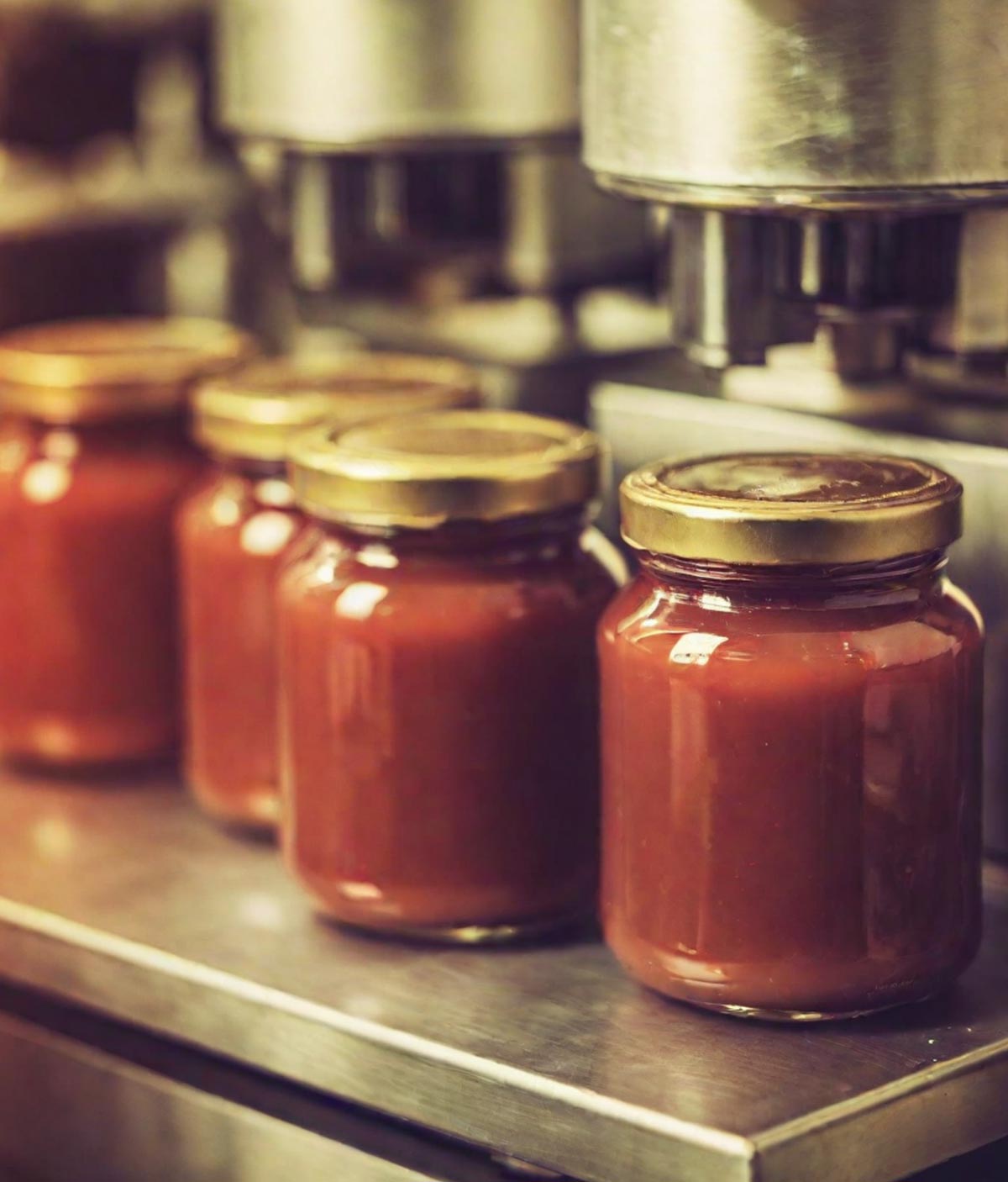 Riempimento vasetti con crema di nocciole - Azienda Agricola Parano