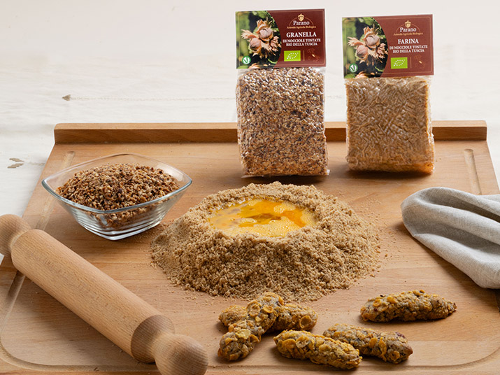 Farina di nocciole biologica per dolci - Parano BIO