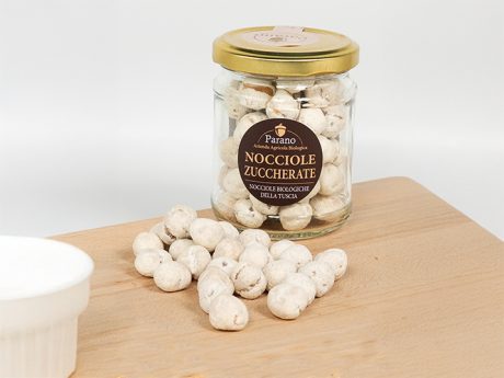 Nocciole BIO ricoperte di zucchero - Parano